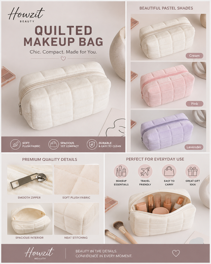 CloudPuff Makeup Bag