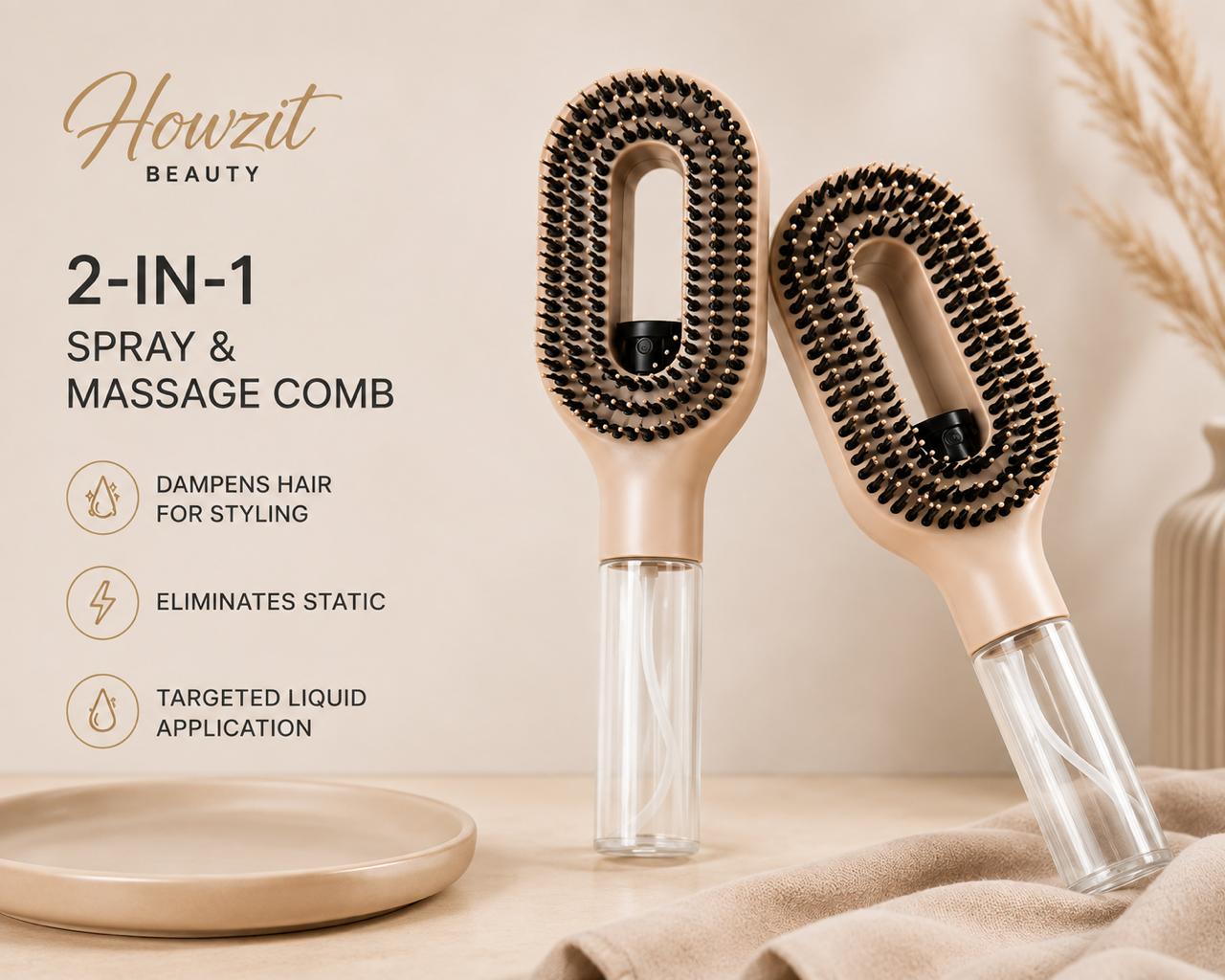 The GlowMist Scalp Brush
