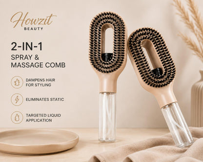 The GlowMist Scalp Brush