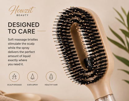 The GlowMist Scalp Brush