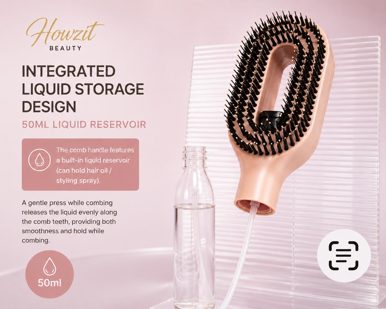 The GlowMist Scalp Brush