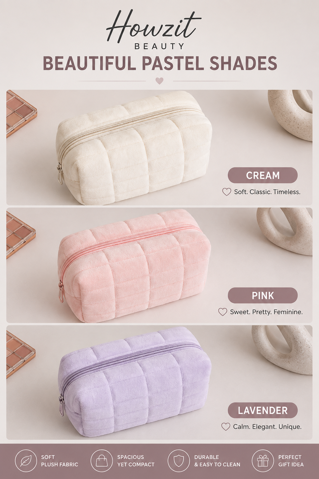 CloudPuff Makeup Bag