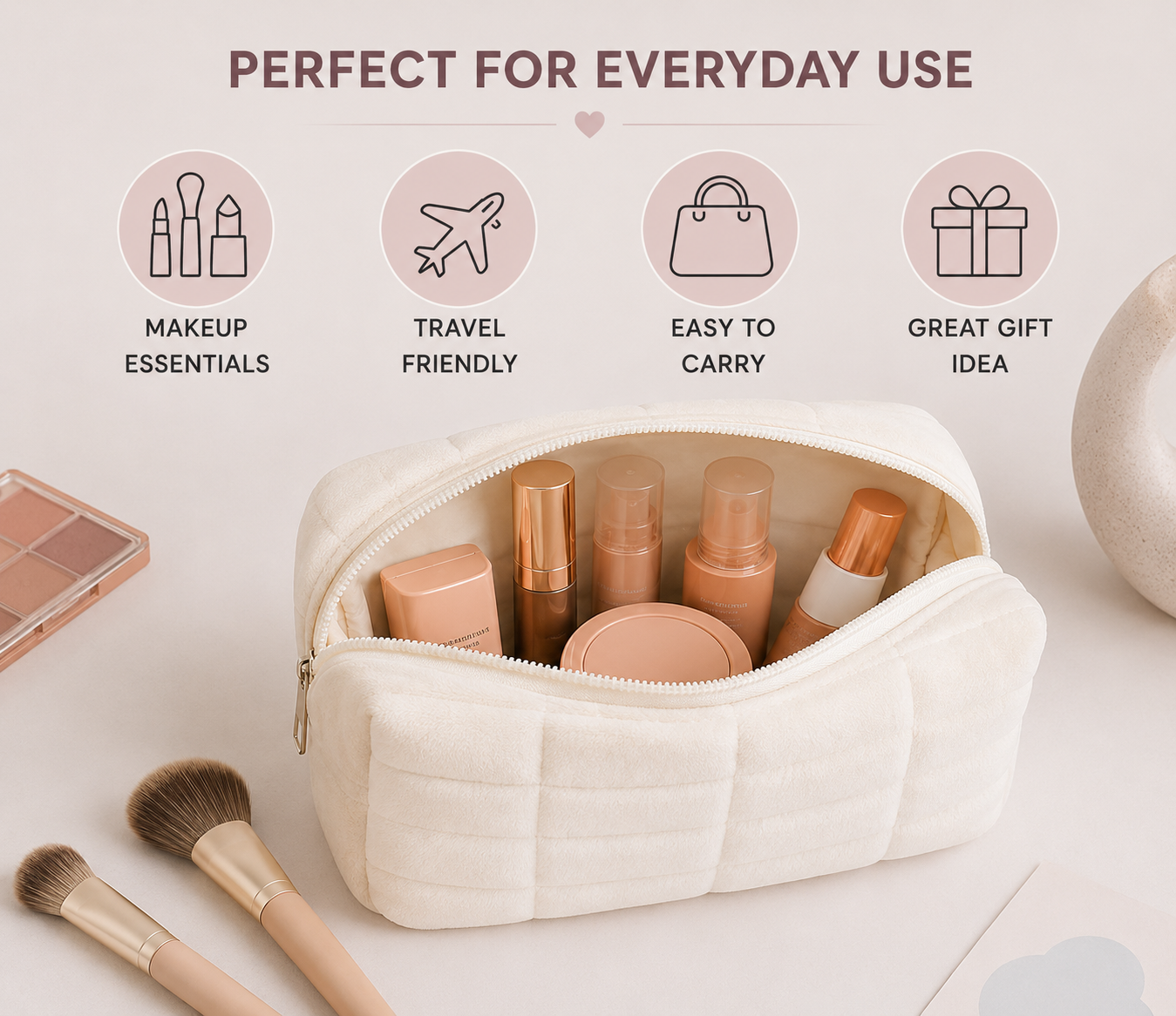 CloudPuff Makeup Bag